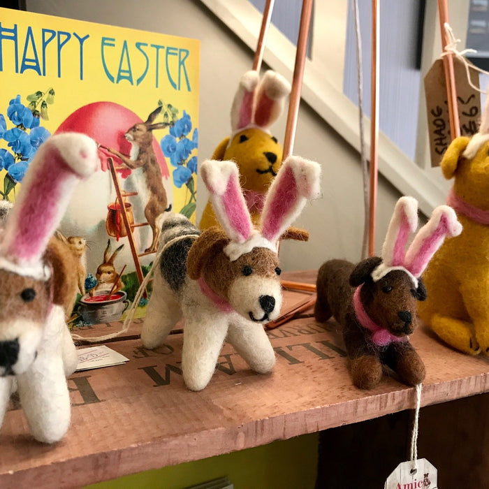 Easter Bunny Ears Felt Dogs