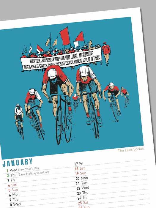 2025 Cycling Calendar 'As Long as I Breath, I Attack' — The Northern Line