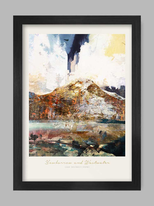 Yewbarrow and Wastwater - Lake District Views Poster Print