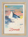 Zermatt - Skiing Poster Print