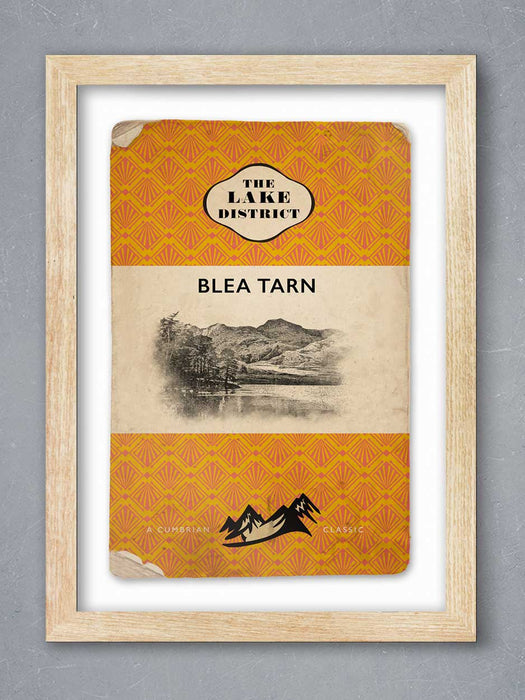 Blea Tarn Vintage Style Lake District Poster Print