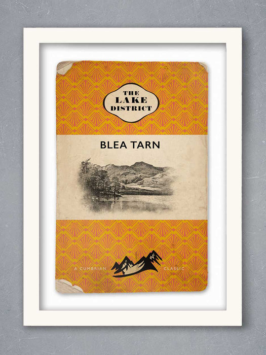 Blea Tarn Vintage Style Lake District Poster Print