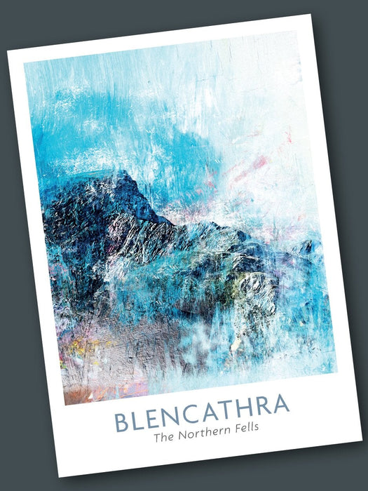 Blencathra Abstract - Blank Greeting Card card The Northern Line 