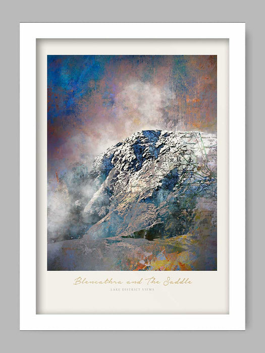 Blencathra Lake District poster print
