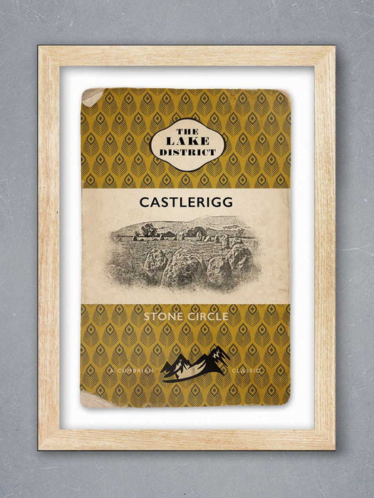 Castlerigg Stone Circle Vintage Style Poster print