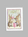 Christmas Rabbits - Christmas Greeting Card card Madame Treacle 