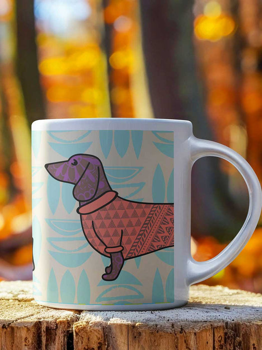 Dachshund Bone China Mug traditional gift TNL 