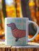 Dachshund Bone China Mug traditional gift TNL 