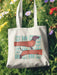 Dachshund Tote Bag traditional gift TNL 