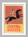 Dancing Horses - Poster Print. For fans of the circus but equally, if you're a fan of the great Echo and the Bunnymen song.