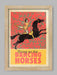 Dancing Horses - Poster Print. For fans of the circus but equally, if you're a fan of the great Echo and the Bunnymen song.
