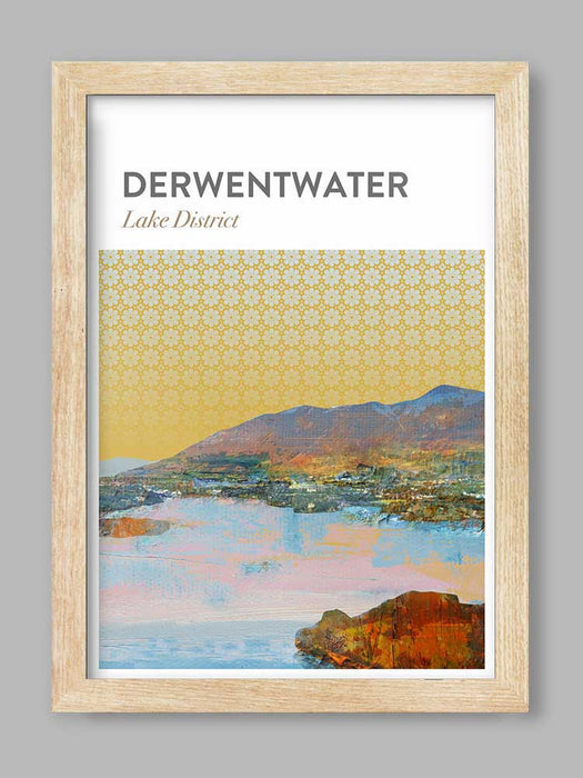 Derwentwater Lake District Poster Print