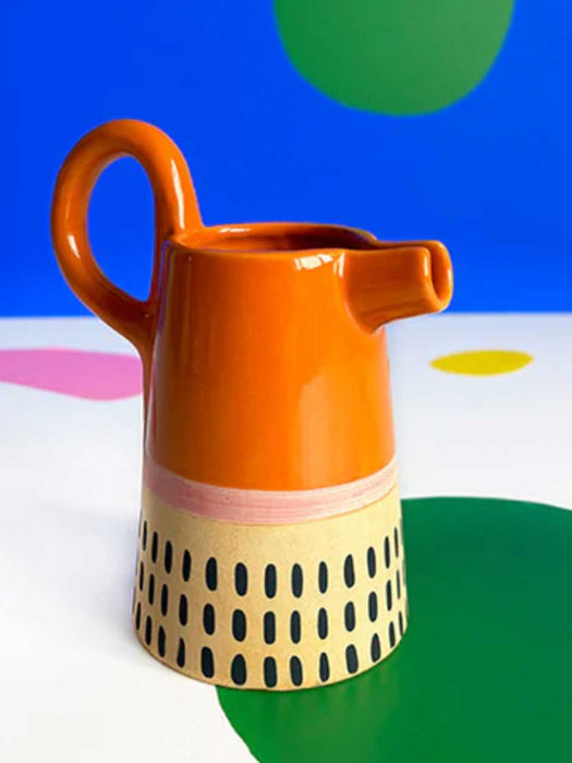 Brown Patterned Jug