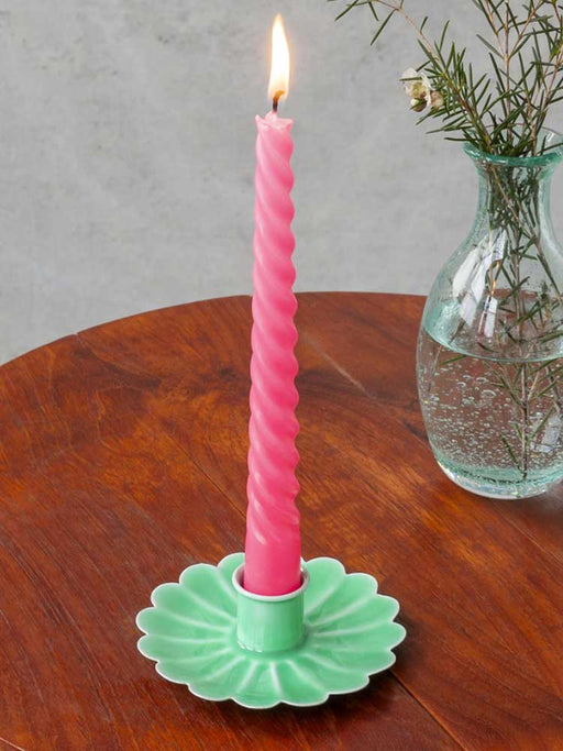 Enamel Flower Candle Holder classic homeware REX 