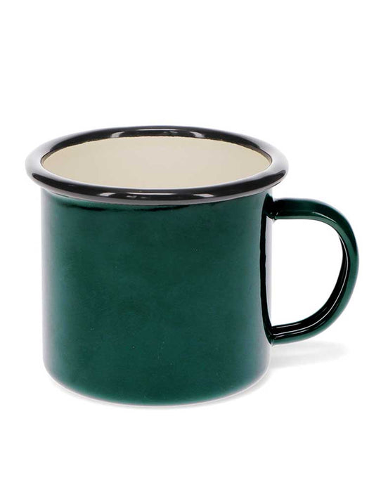 Enamel Mug - Dark Green classic homeware REX 