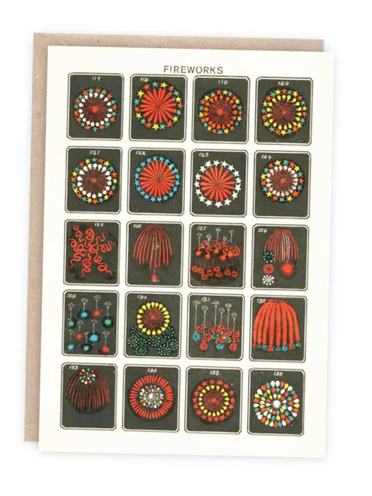 fireworks card