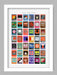 Forty two Films - Poster Print. Classic films from all eras and genres given a modernist / minimalist styling.