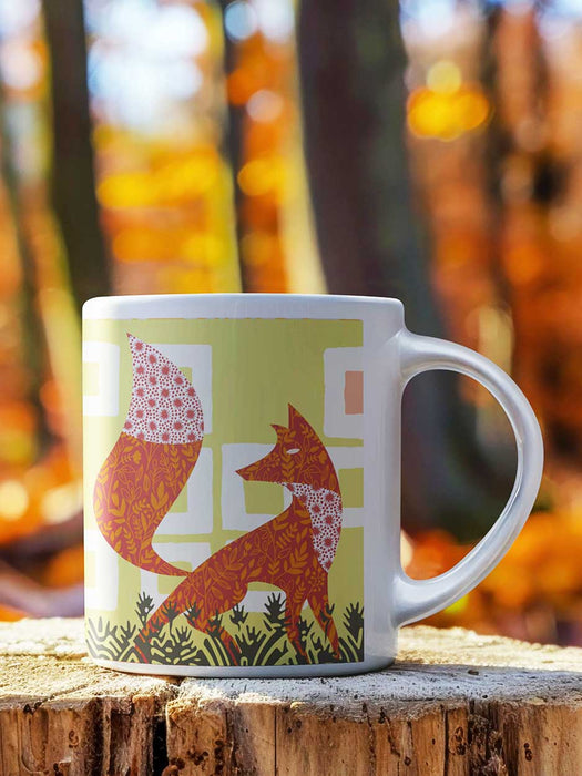 Fox Bone China Mug traditional gift TNL 