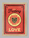 Friday I'm in Love Music Print. From the song recorded by The Cure.