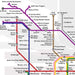 Going Underground - Music Poster Print is based on a version of the tube map where stations have been replaced with British bands.