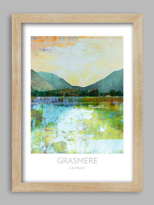 Grasmere Reflections - Lake District Poster Print