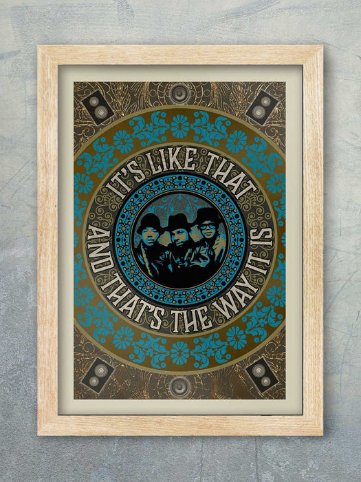 It's Like That And That's the Way It Is - Music Poster Print