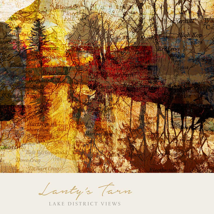 Lanty's Tarn - Lake District Views Poster Print. Small, but beautifully formed! It sits near to the southern end of Ullswater roughly between Patterdale and Glenridding. A gem of The Lake District