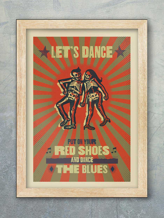 Let's Dance- Music Poster Print