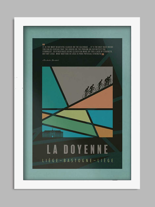 Liège–Bastogne–Liège Cycling Poster Print - The Monuments