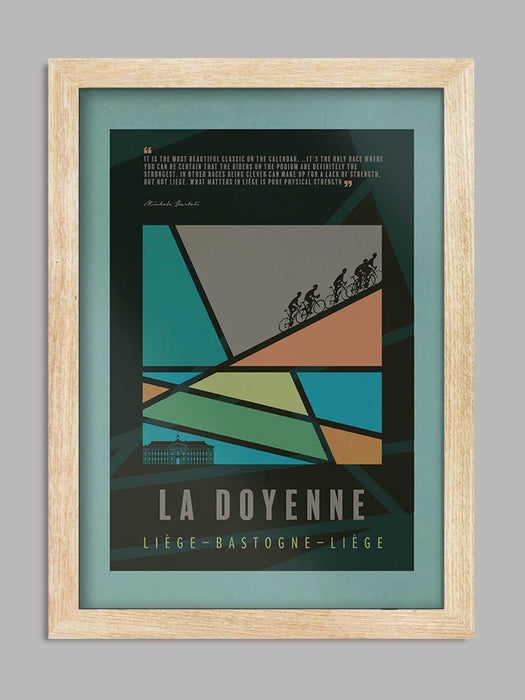 Liège–Bastogne–Liège Cycling Poster Print - The Monuments