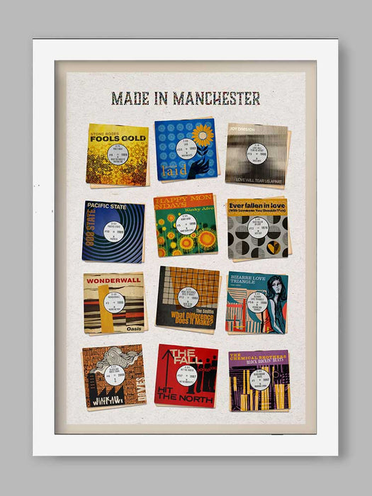 Made in Manchester - Music Poster Print