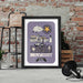 Mevagissey Retro - Poster Print