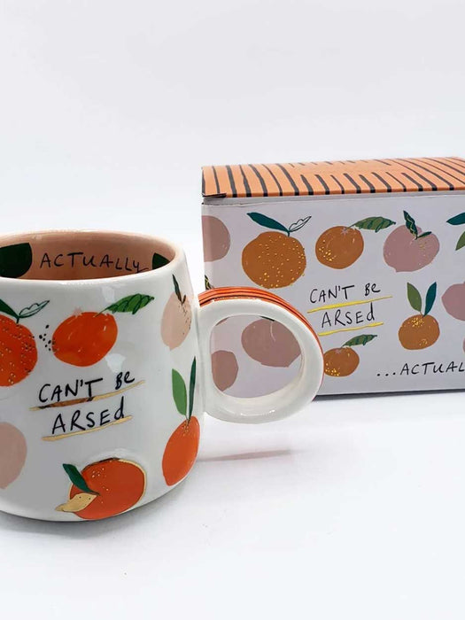 Mug - Can't Be Arsed Gift Disaster Design 