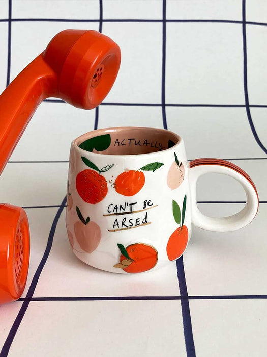 Mug - Can't Be Arsed Gift Disaster Design 