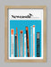 Newcastle and Gateshead Icons - Poster Print. Newcastle United, Angel of the North