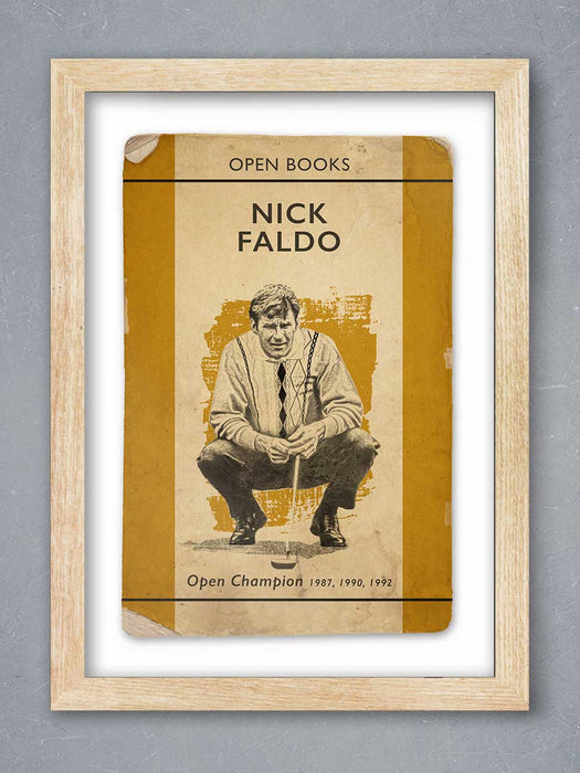 Nick Faldo Golf Poster print