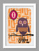 O is for Owl Poster Print