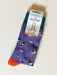 Purple Puffin Design Socks (Size 7-11) Gift Doris & Dude 