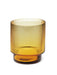 Ribbed Glass Tumbler - Amber Kitchen and Dining REX 