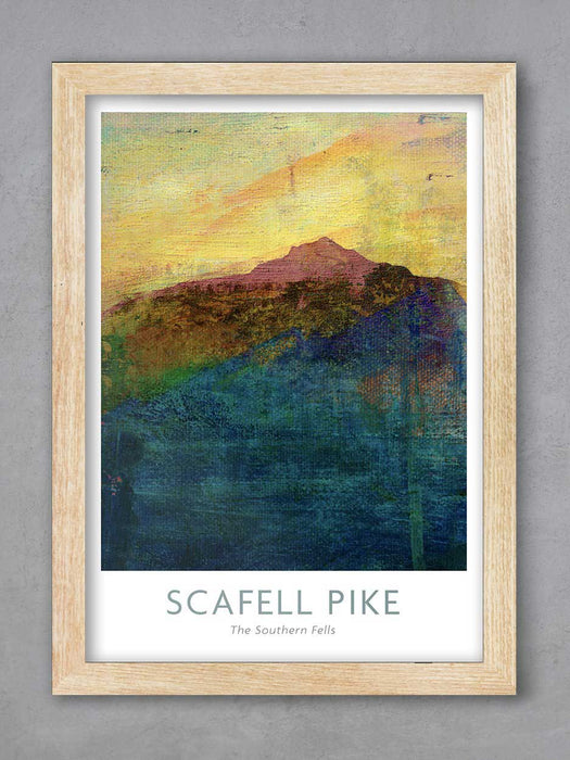 Scafell Pike - Abstract Poster print