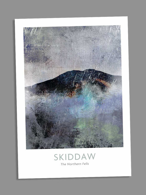 Skiddaw Abstract - Blank Greeting Card card The Northern Line 