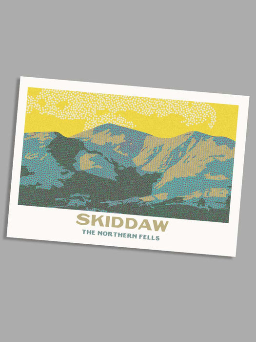Skiddaw Northern Fells - Blank Greeting Card card The Northern Line 