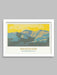 Skiddaw, The Northern Fells - Lake District Poster print. Retro style art