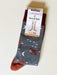 Starry Night Fox Design Socks (Size 3-7) Gift Doris & Dude 