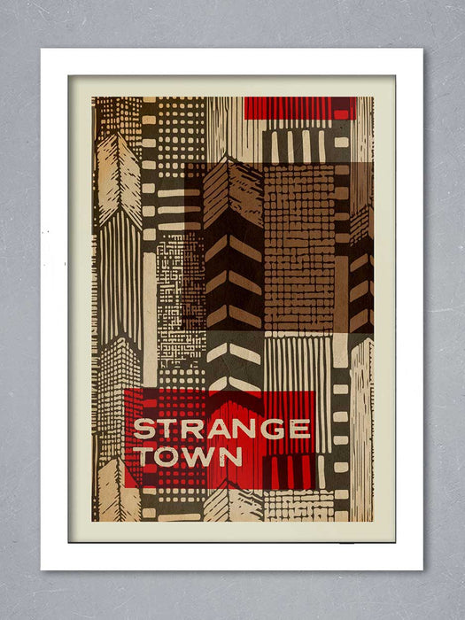 Strange Town - Music Poster Print