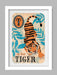 T is for Tiger Poster Print