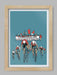 The Hurt Locker Cycling Poster Print -&nbsp; A quote that should resonate with most cyclists!