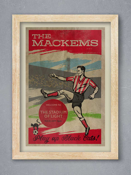 The Mackems, Sunderland - Football Poster Print