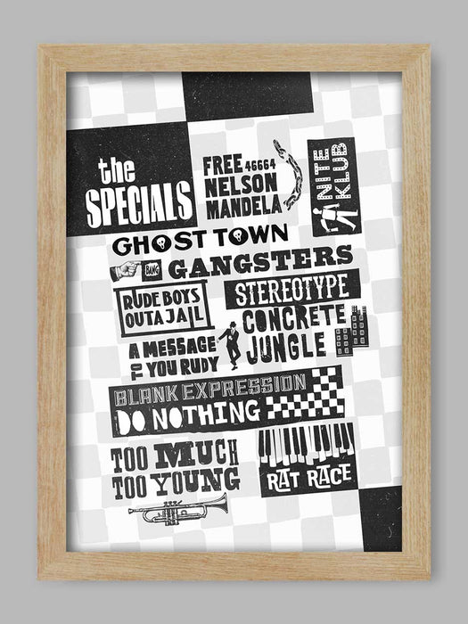 The Specials -  Music Poster Print Special AKA