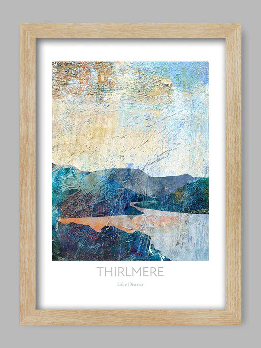 Thirlmere Lake District poster print